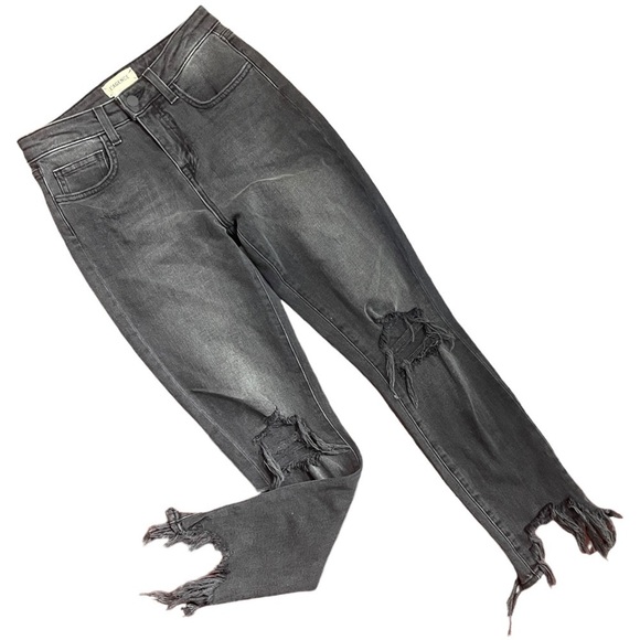 L’Agence High Line High Rise Skinny Jean in Night Destruction Women’s 24 - Picture 3 of 12